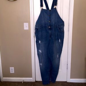 Denim overalls